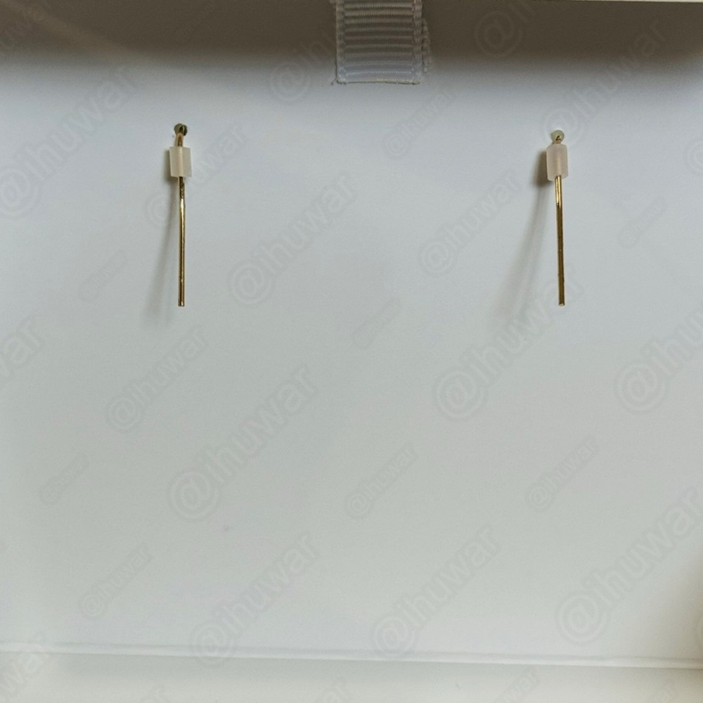 HOUSE OF HARLOW 1960 Gold Tone Palm Leaf Dangle Earrings - Picture 11 of 13